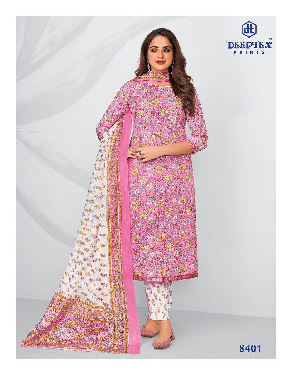 Deeptex Miss India Vol 84 Printed Cotton Dress Material Wholesale Shop In India
